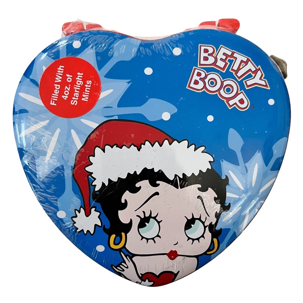 Vintage Betty Boop Tin Lunch Box 4oz Starlight Mints Sealed Candy 2000
